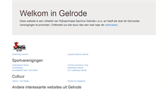 Desktop Screenshot of gelrode.be